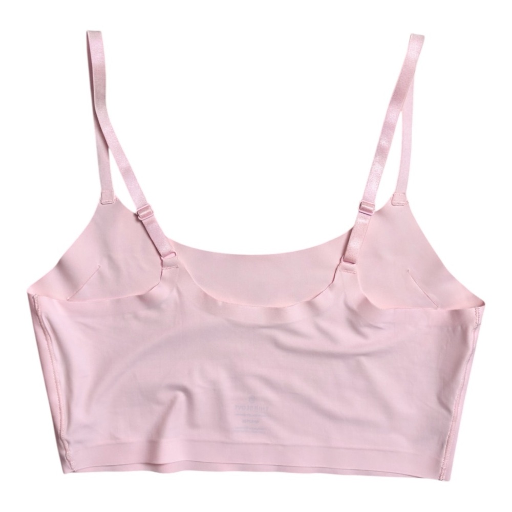Thirdlove Adjustable Wireless Bra Light Pink Seam… - image 5